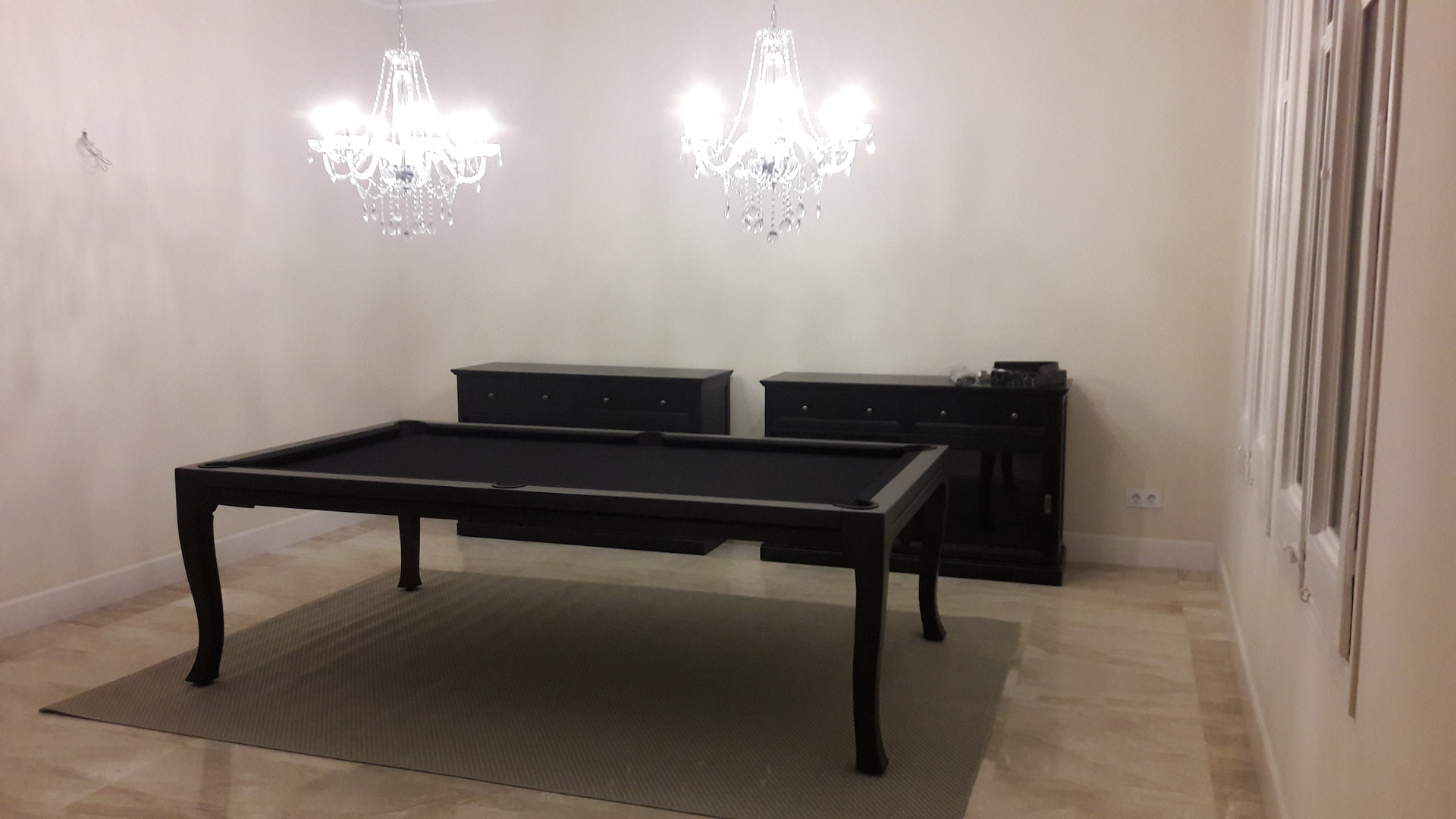 Mesa de billar diseño clasico